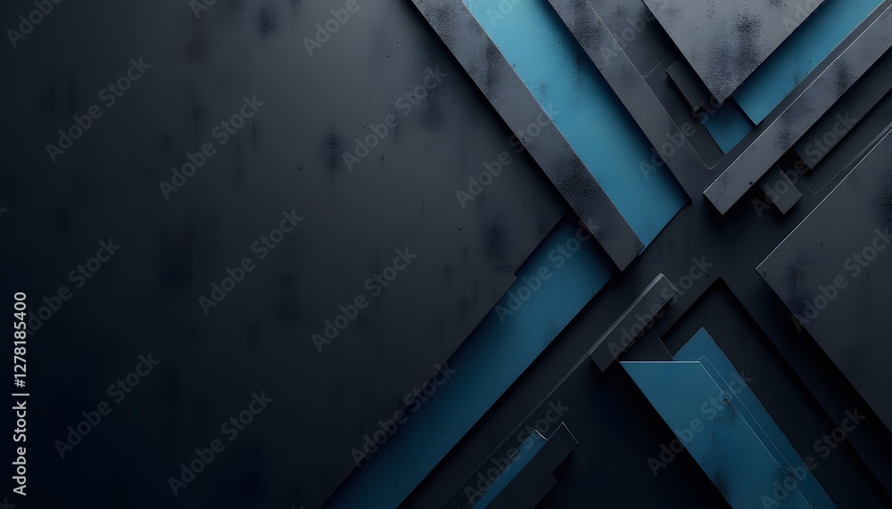 Modern Moody Abstract Background with Black, Gray, Blue Tones, Geometric Patterns, Matte Finish, and Grunge Texture Modern Moody Abstract Background with Black, Gray, Blue Tones, Geometric Patterns, Matte Finish, and Grunge Texture