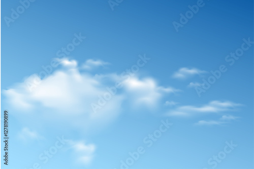 blue sky mixed with white, it looks like a natural beauty