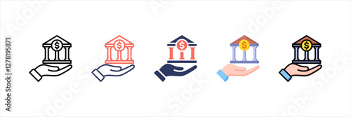 Banking Multistyle Icon Set