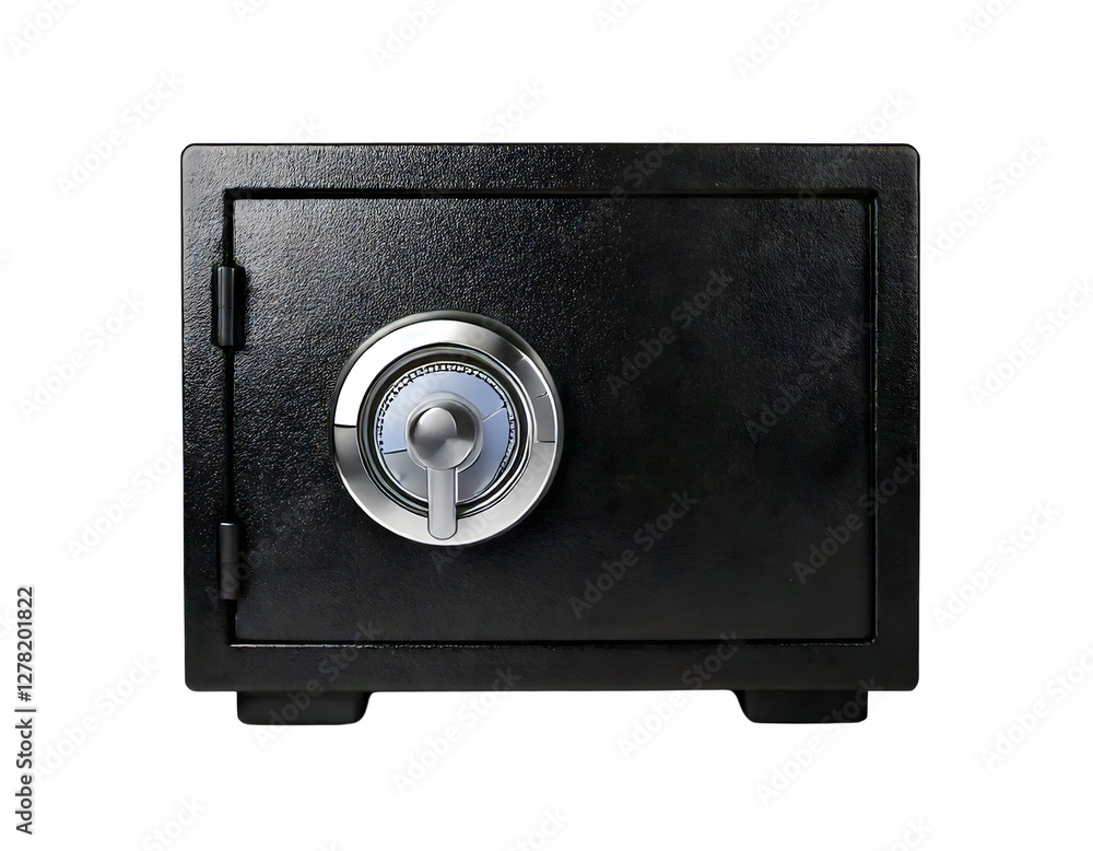 Heavy-Duty Black Safe with Round Locking Mechanism for Security Heavy-Duty Black Safe with Round Locking Mechanism for Security