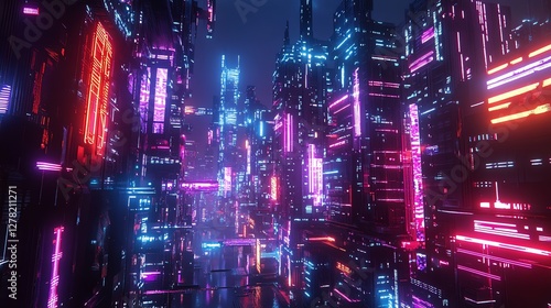 Cyberpunk photo of retro synth wave and cyberpunk city, super futuristic, high resolution, hyper realistic city shot,