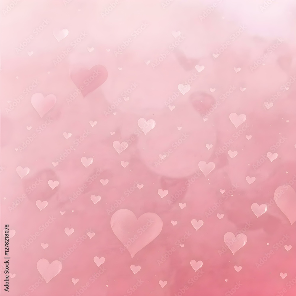 Romantic Heart Backdrop: A dreamy array of softly rendered hearts floats against a gradient, pink-toned backdrop, perfect for expressing love, affection, or gentle emotions. Romantic Heart Backdrop: A dreamy array of softly rendered hearts floats against a gradient, pink-toned backdrop, perfect for expressing love, affection, or gentle emotions.