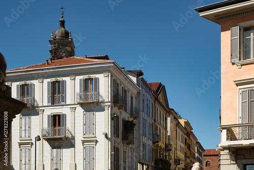 View of Monza city downtown near Milan