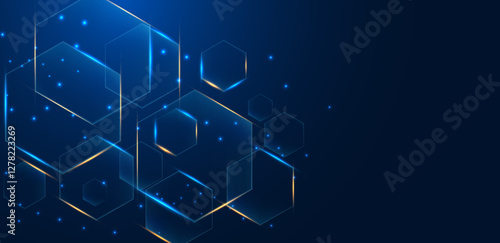 Abstract digital futuristic geometric background. Artificial intelligence and innovation technology concept. Vector illustration