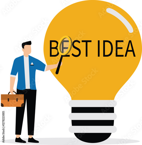 Finding best idea for business concept
