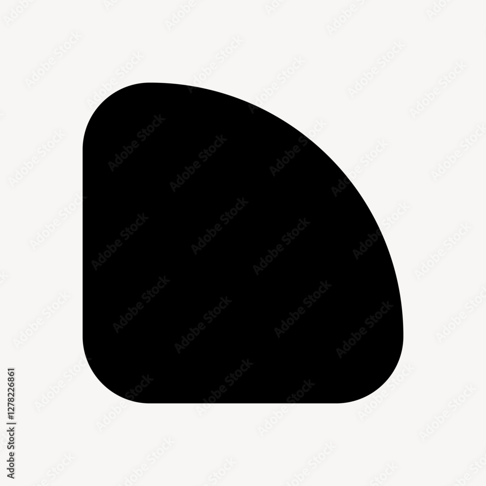 Minimalist black abstract outline vector Minimalist black abstract outline vector