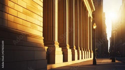 Federal Reserve building with warm light. Featuring monetary policy and fiscal regulation