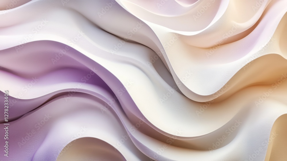 Obraz premium Abstract image of a smooth flowing design with curves