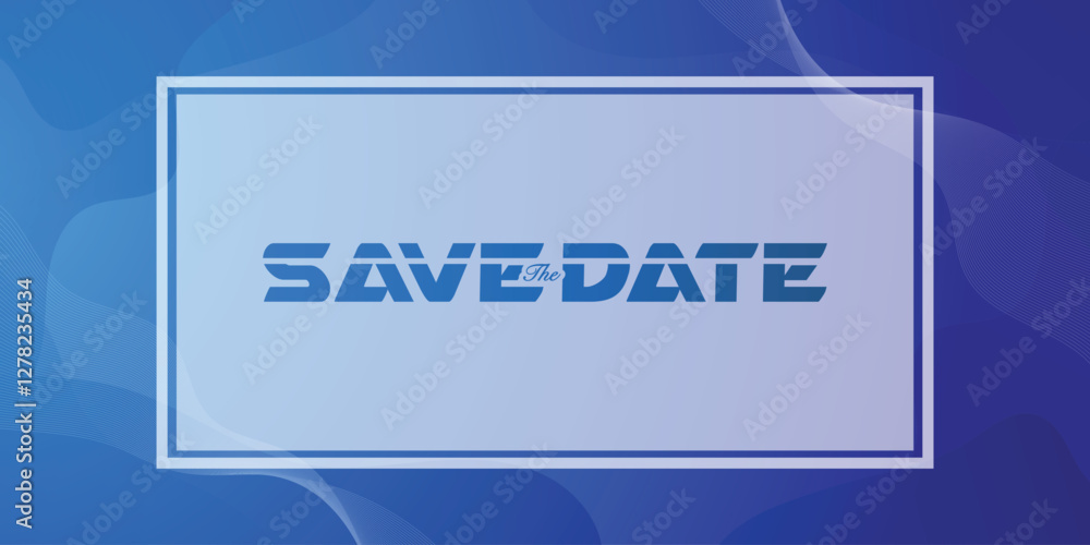 Save the date banner with Gradient dynamic line wavy vibrant color card collection, vector background illustration, design template, abstract line, poster, flyer, brochure, printable template Save the date banner with Gradient dynamic line wavy vibrant color card collection, vector background illustration, design template, abstract line, poster, flyer, brochure, printable template