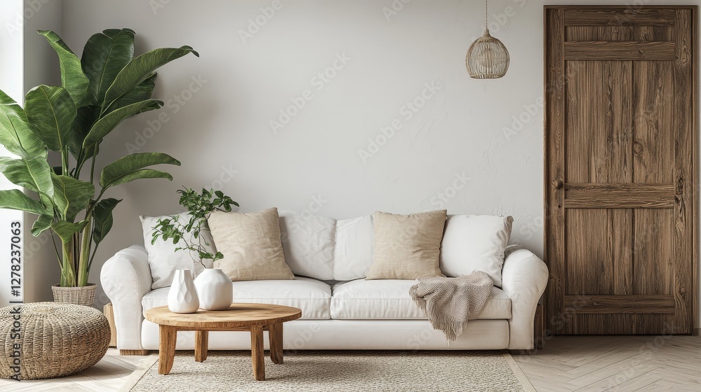 Textured beige area rug, featuring a warm blend of light brown and beige patterns, gracefully laid before a pristine white wall. Perfect for adding cozy elegance to any space Textured beige area rug, featuring a warm blend of light brown and beige patterns, gracefully laid before a pristine white wall. Perfect for adding cozy elegance to any space