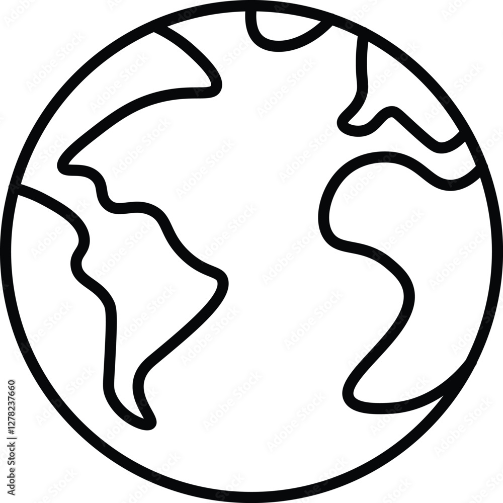 Obraz premium Global law, translate language, Outsource business. World business line icon