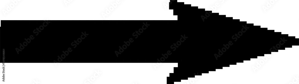 Fototapeta premium Arrow collection pixels