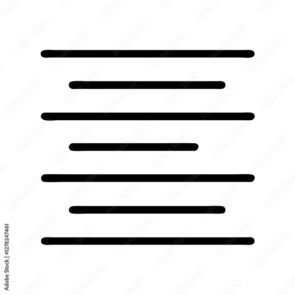 text alignment icon, text alignment line art - simple line art of text alignment, perfect for text alignment logos and icons text alignment icon, text alignment line art - simple line art of text alignment, perfect for text alignment logos and icons