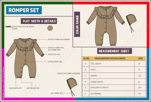 Baby Girls Onesie With Headband Technical Tech Pack.