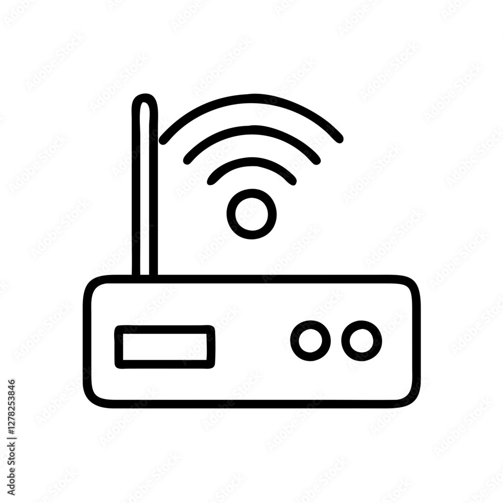 wi fi extender icon, wi fi extender line art - simple line art of wi fi extender, perfect for wi fi extender logos and icons wi fi extender icon, wi fi extender line art - simple line art of wi fi extender, perfect for wi fi extender logos and icons