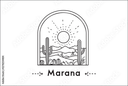 Rustic Camping Silhouette Design Set
