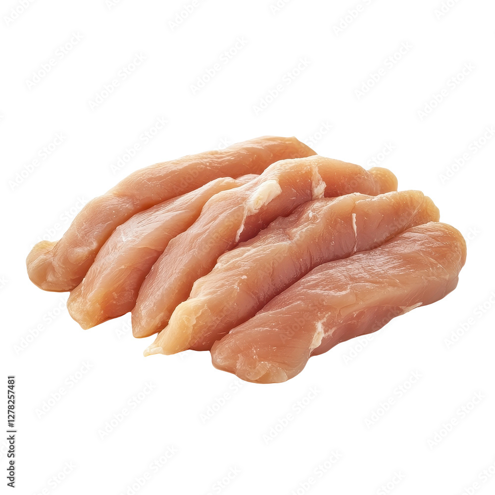 Fresh Raw Chicken Breast Strips - Healthy Protein Source Fresh Raw Chicken Breast Strips - Healthy Protein Source