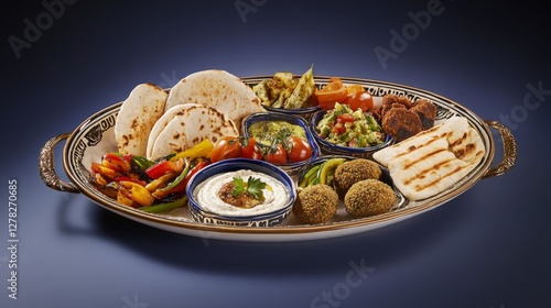 Mediterranean Feast: A Colorful Array of Delicious Dishes