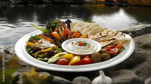 Mediterranean Feast Platter: A Vibrant Array of Flavors