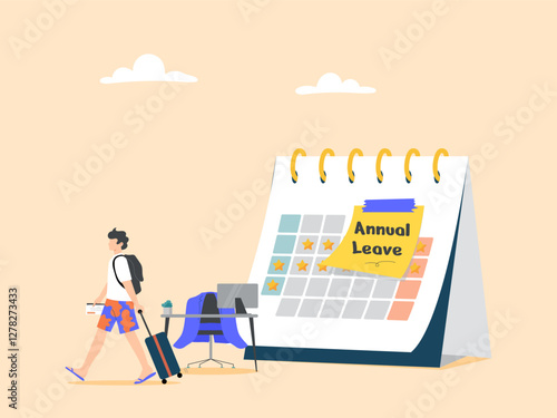 Employees' vacation days are given to take a break from hard work