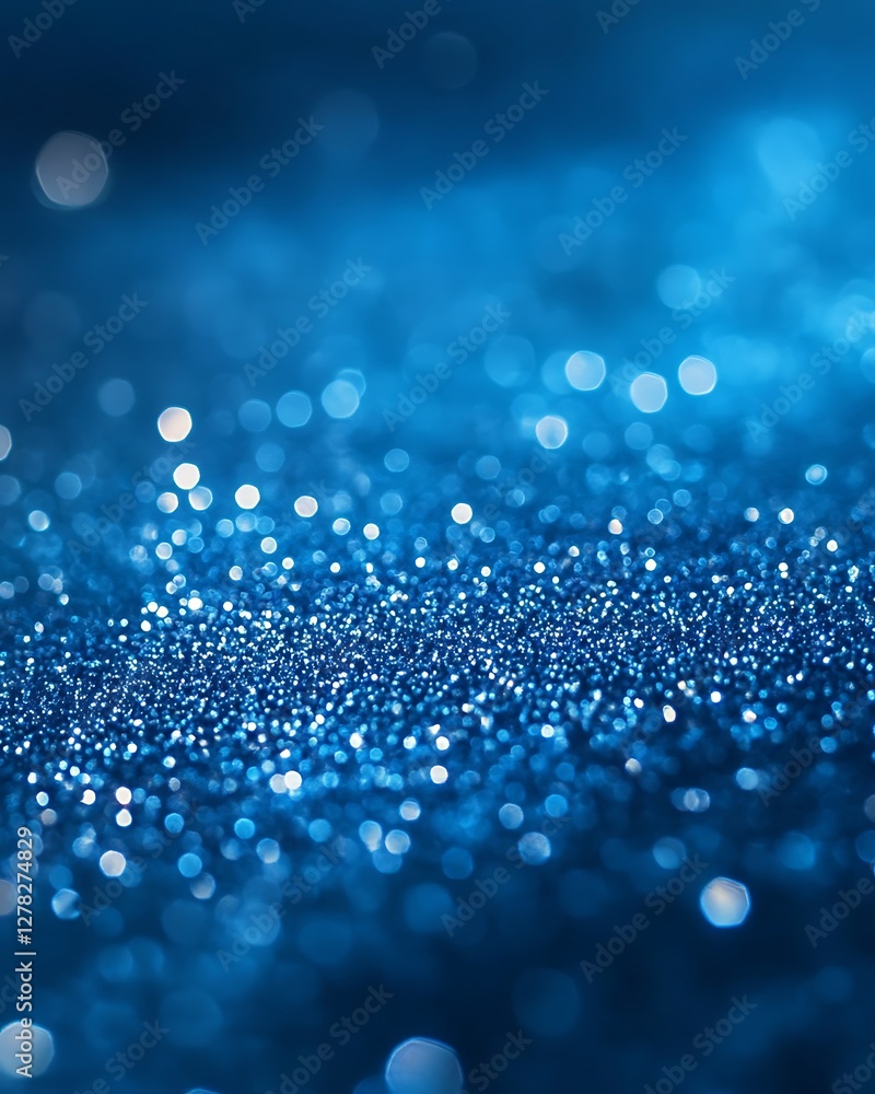 Blue Glitter Background Bokeh Blue Glitter Background Bokeh