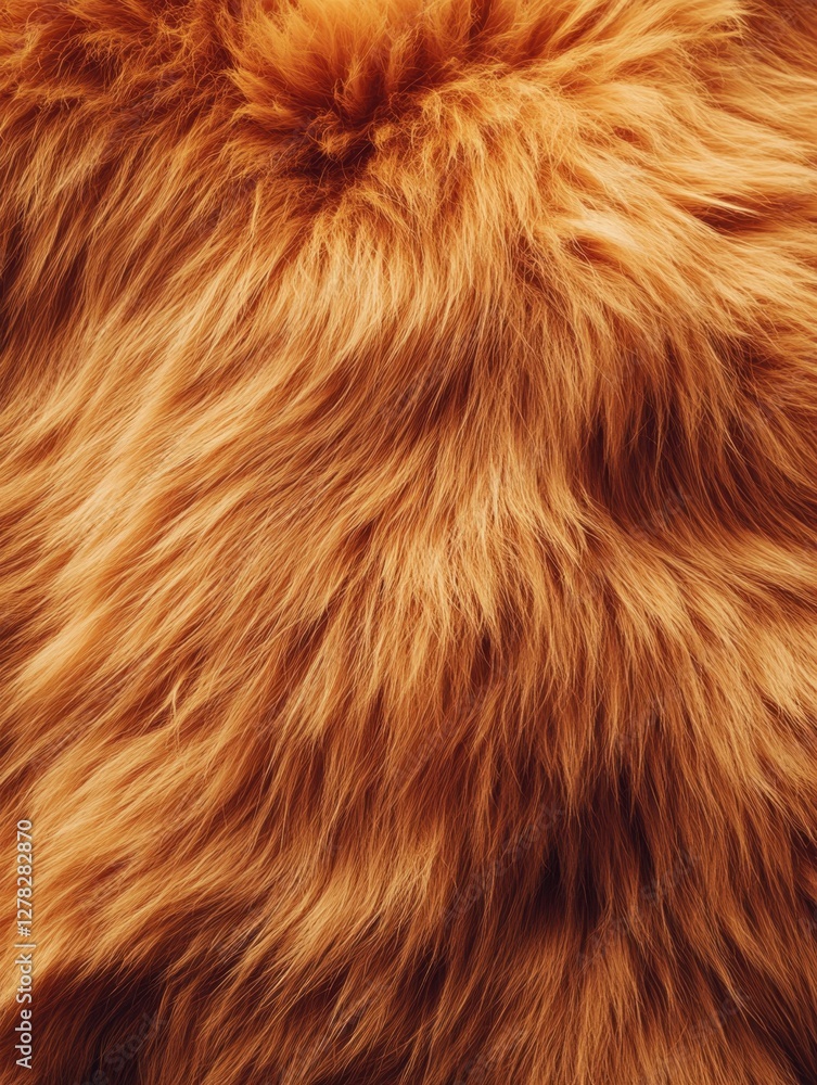 Abstract Texture of Luxurious Golden Brown Fur with Soft Warmth and Delicate Fibers in a Close Up View Abstract Texture of Luxurious Golden Brown Fur with Soft Warmth and Delicate Fibers in a Close Up View