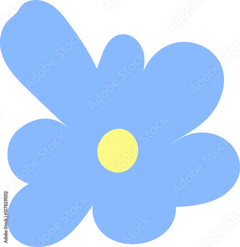 Flat Flower vector, Flower icon