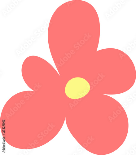 Flat Flower vector, Flower icon