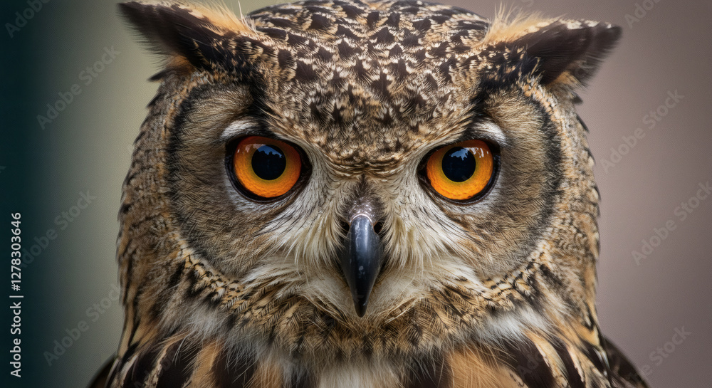 Obraz premium eagle owl portrait