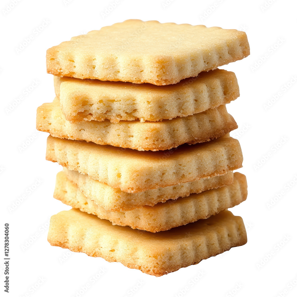 Stacked Biscuits: A Golden Delight Stacked Biscuits: A Golden Delight