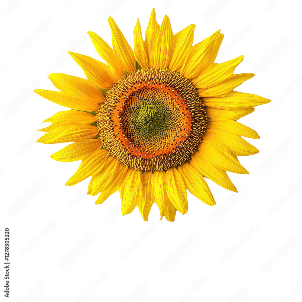 Fototapeta premium Stunning Sunflower in Vibrant Yellow