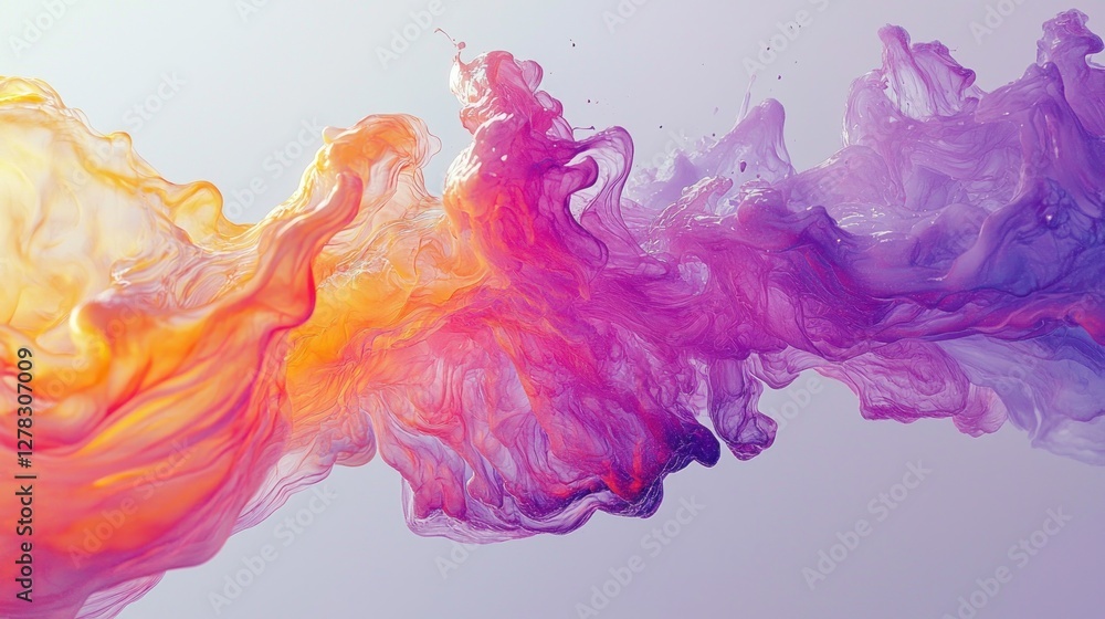 Abstract Colorful Liquid Swirl: A Symphony of Hues Abstract Colorful Liquid Swirl: A Symphony of Hues