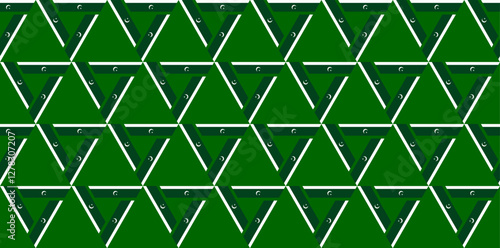 pakistan flag triangle pattern. vector illustration