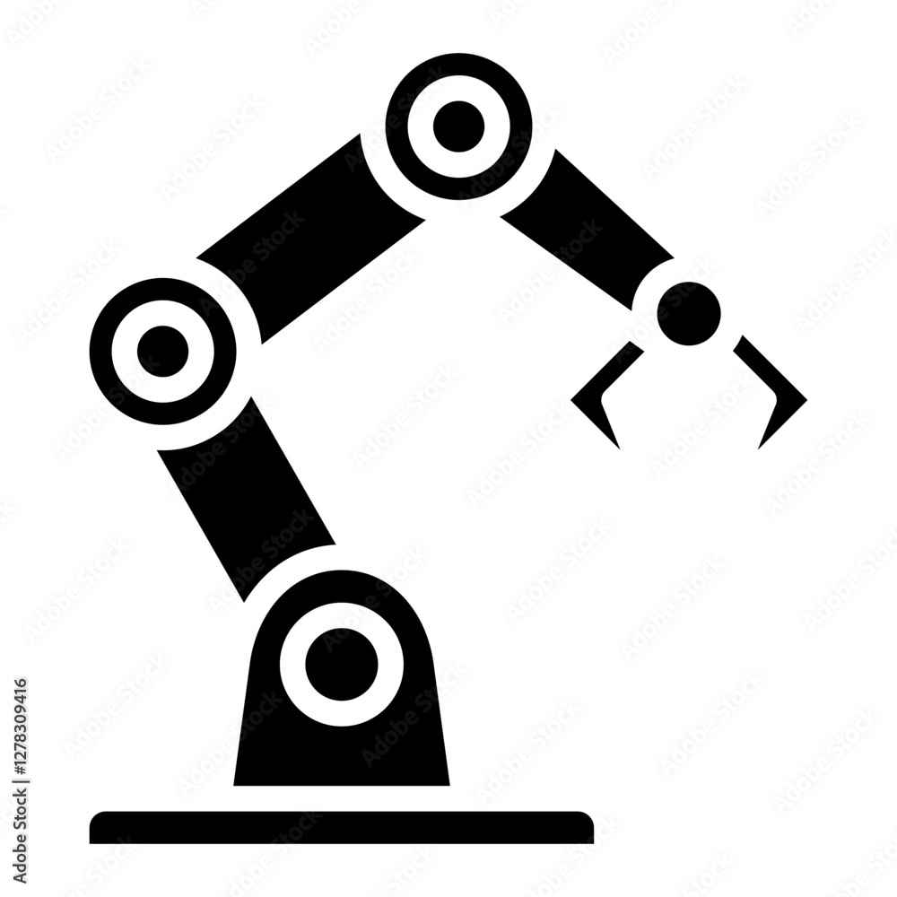 Robot Arm Icon Element For Design Robot Arm Icon Element For Design