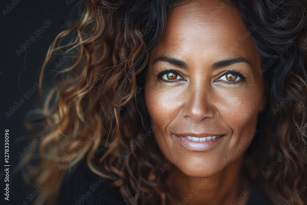 Embracing Aging Gracefully: Confident and Radiant Close-Up Portrait of an Older Woman Revealing Skincare Regimen Results and Self-Love Message Embracing Aging Gracefully: Confident and Radiant Close-Up Portrait of an Older Woman Revealing Skincare Regimen Results and Self-Love Message