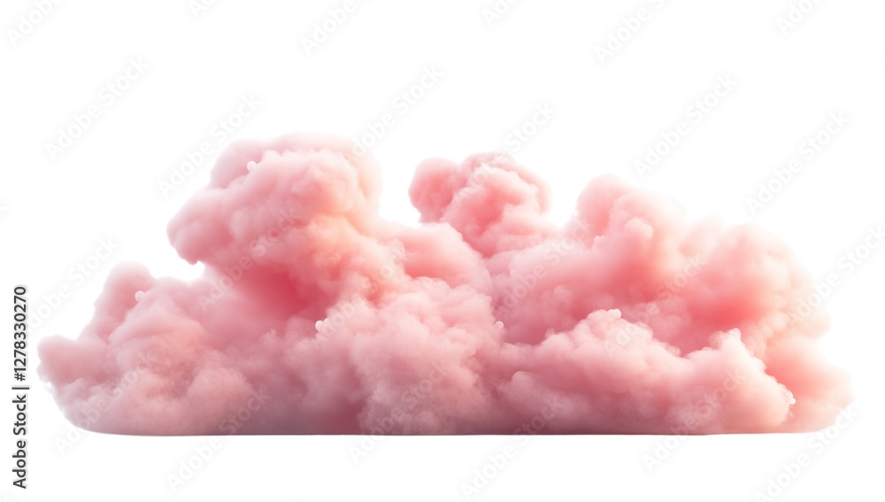 a pink smoke cloud isolated on a transparent background a pink smoke cloud isolated on a transparent background