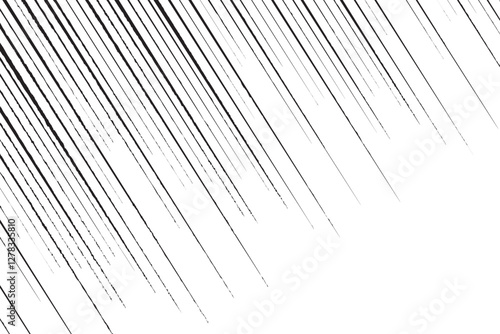 Speed lines background. Comic radial concentric action rays effect. Cartoon radial vector pattern with textured stripes of light. Black explosion frame on white backdrop.