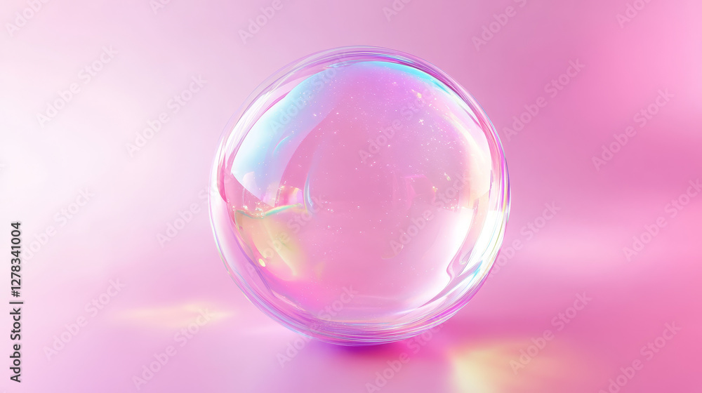 3d pink realistic soap ball transparent vector. Rainbow glass sphere with abstract light reflection. Pastel iridescent bubble isolated design. Laundry wash dreamy orb element in blue and green 3d pink realistic soap ball transparent vector. Rainbow glass sphere with abstract light reflection. Pastel iridescent bubble isolated design. Laundry wash dreamy orb element in blue and green