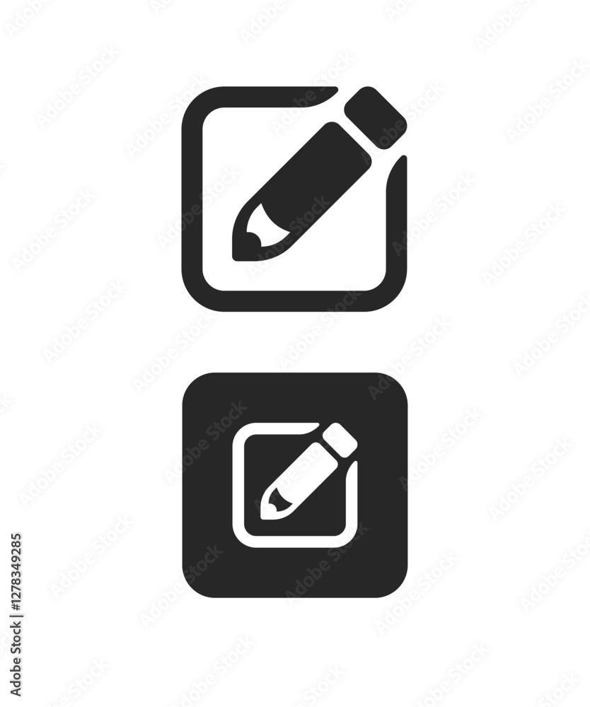 Editable concept symbol stock illustration Editable concept symbol stock illustration