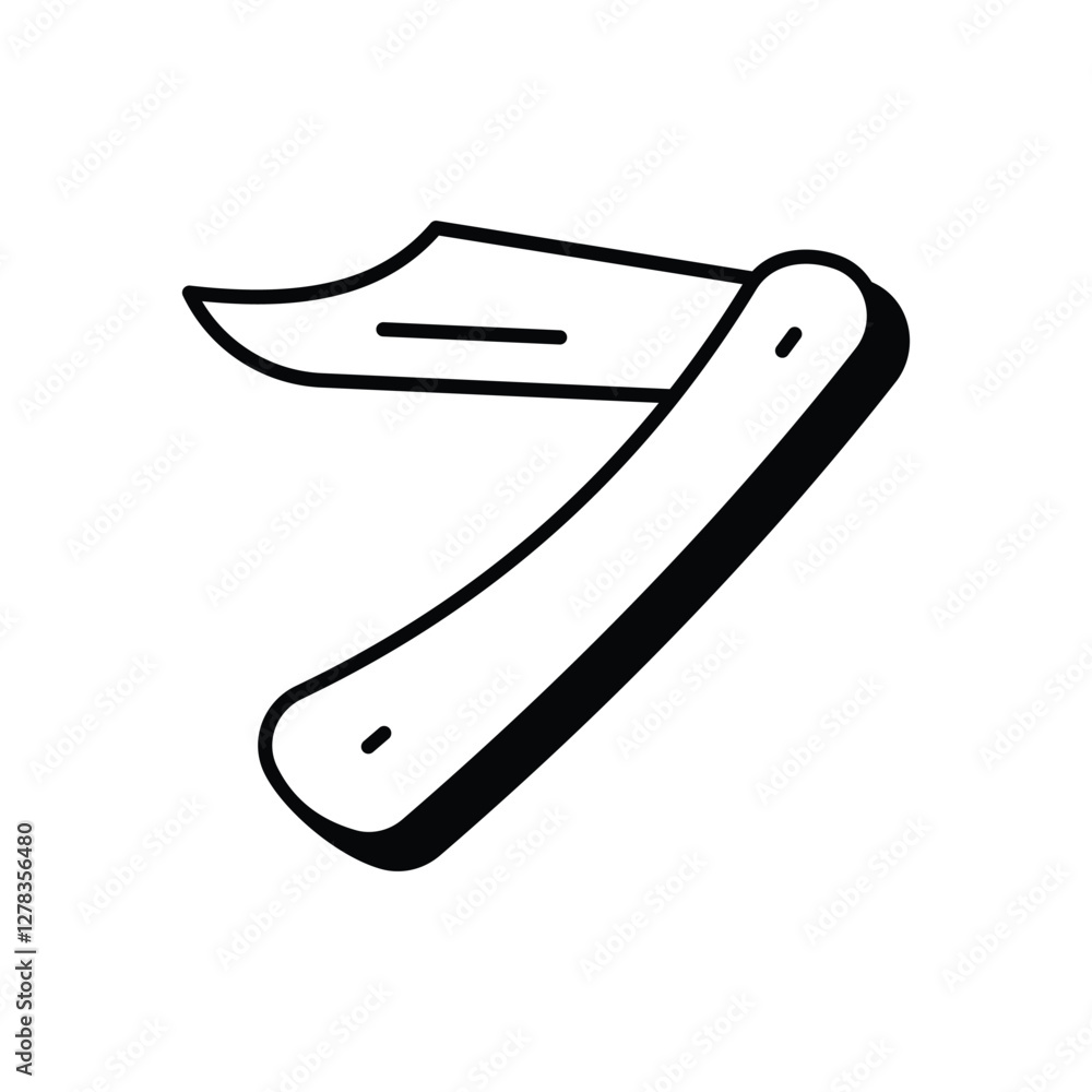 Pocket Knife Vector icon Pocket Knife Vector icon