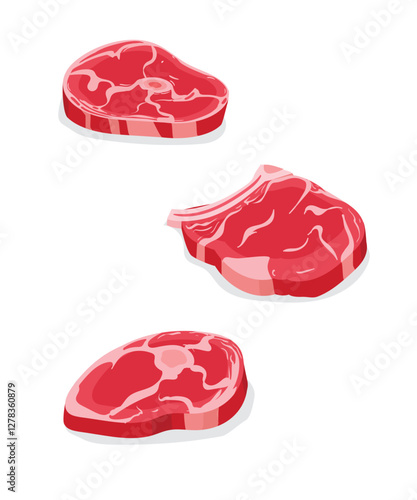 Fresh meat vector stock illustration