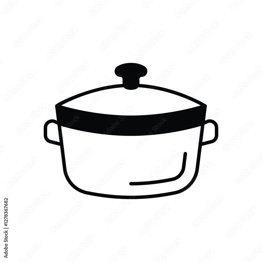 Cooking Pot Vector icon Cooking Pot Vector icon