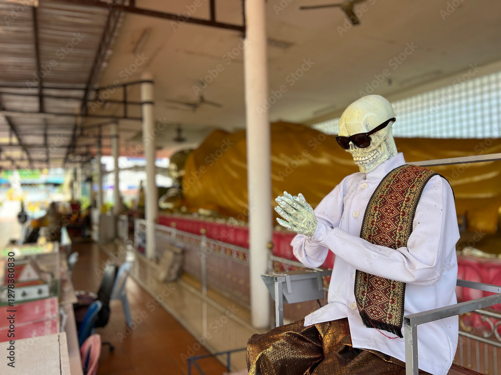 Wat Worachanyawas buddhism temple in Bangkok