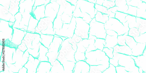 Vector green cracked textured marble design. a green and white vintage of a cracked wall, cracked green paint on a white background, a green and white drawing of a cracked wall, background with cracks