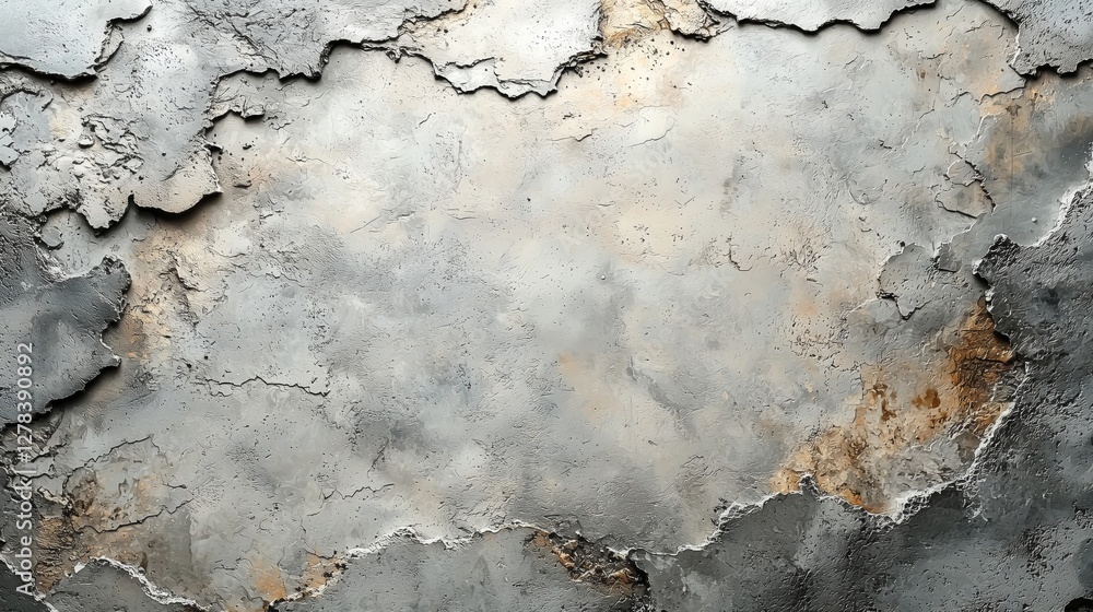 Obraz premium Minimalist Concrete Wall Texture with Subtle Lighting