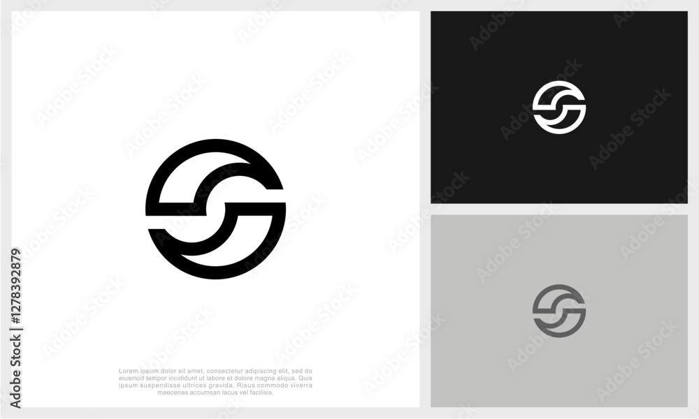 Letter S Logo Template Design Vector Illustration. Initial S Logo. Letter S Logo Template Design Vector Illustration. Initial S Logo.