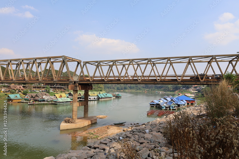 Fototapeta premium bridge over the river