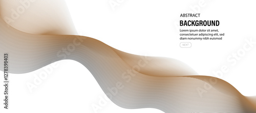 grey yellow sand titanium gradient digital technology white abstract background, illustration element vector, future tech data innovation design vector
