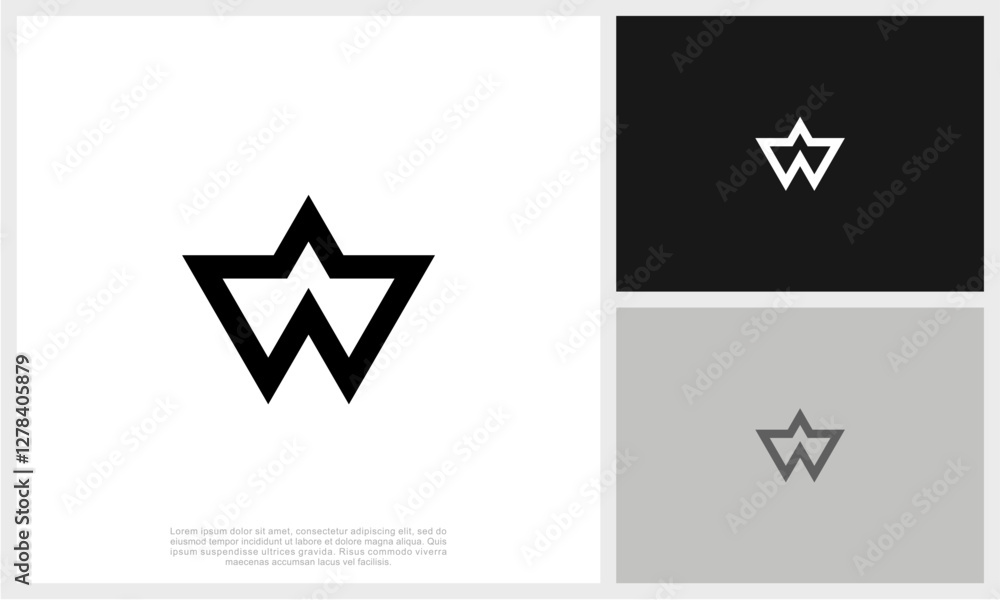 Letter W Logo Template Design Vector Illustration. Initial W Logo. Letter W Logo Template Design Vector Illustration. Initial W Logo.