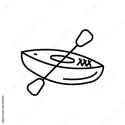 Kayak Vector icon